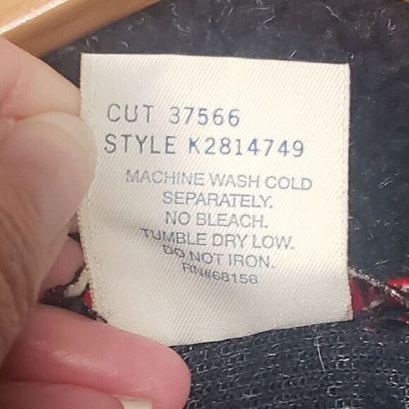 Vtg. Cenza by Palmetto's Womens Size Medium Fairisle Sweater Shacket 90's - Picture 5 of 7